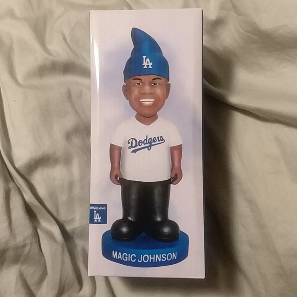 Magic Johnson Los Angeles Dodgers Gnome - Picture 2 of 3